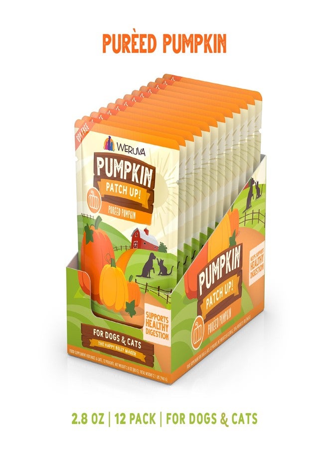 Weruva Pumpkin Patch Up!, Pumpkin Puree Pet Food Supplement for Dogs & Cats, 2.80oz Pouch (Pack of 12) - Image 2